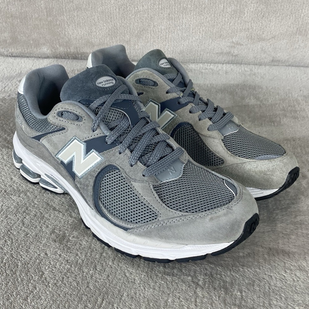 New Balance 2002R Shoes Mens Size 11.5 Steel Gray Orca Suede Running Sneakers